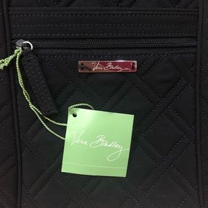 Vera Bradley NWT - Black microfiber crossbody